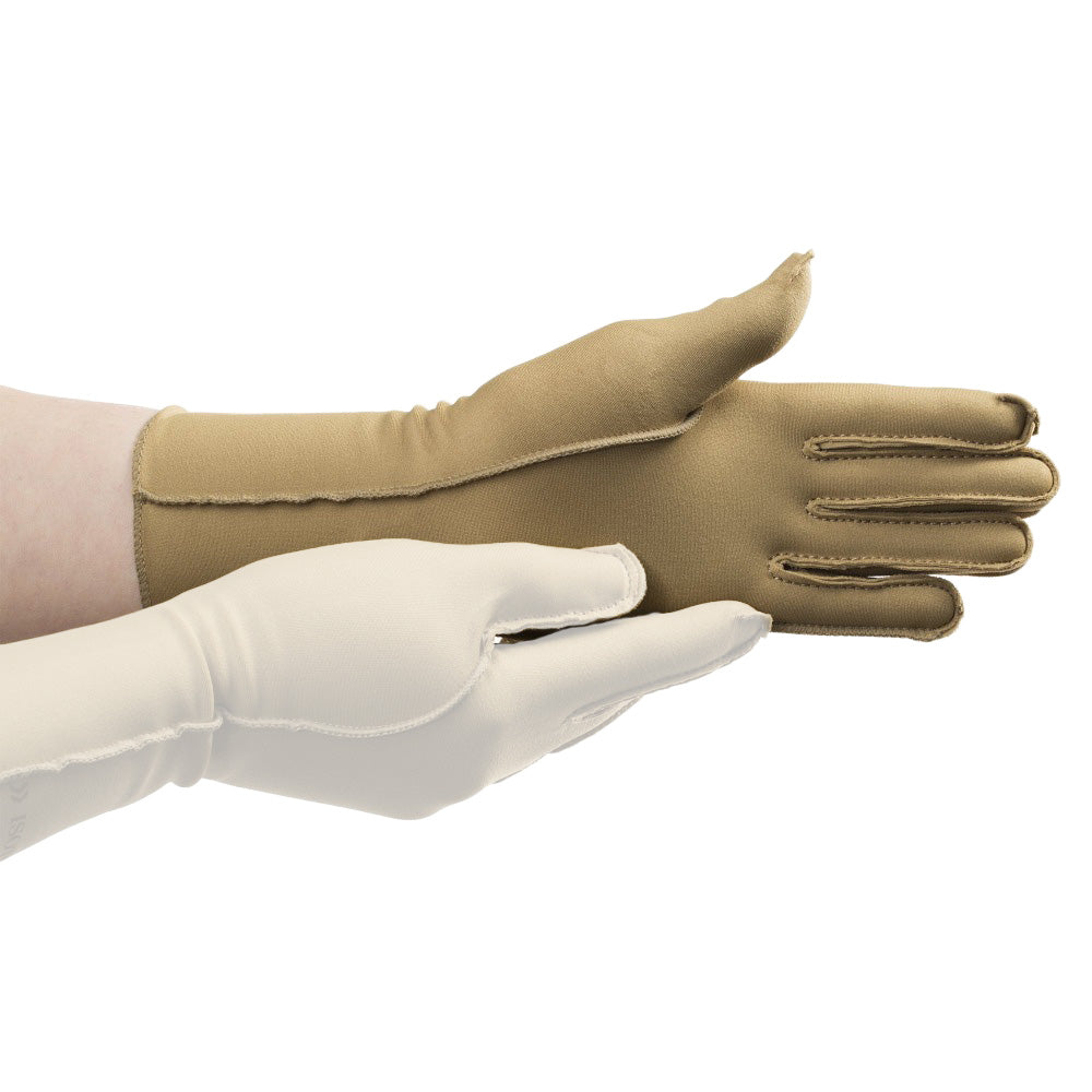 Isotoner Fingerless Therapeutic Compression Gloves Black Small