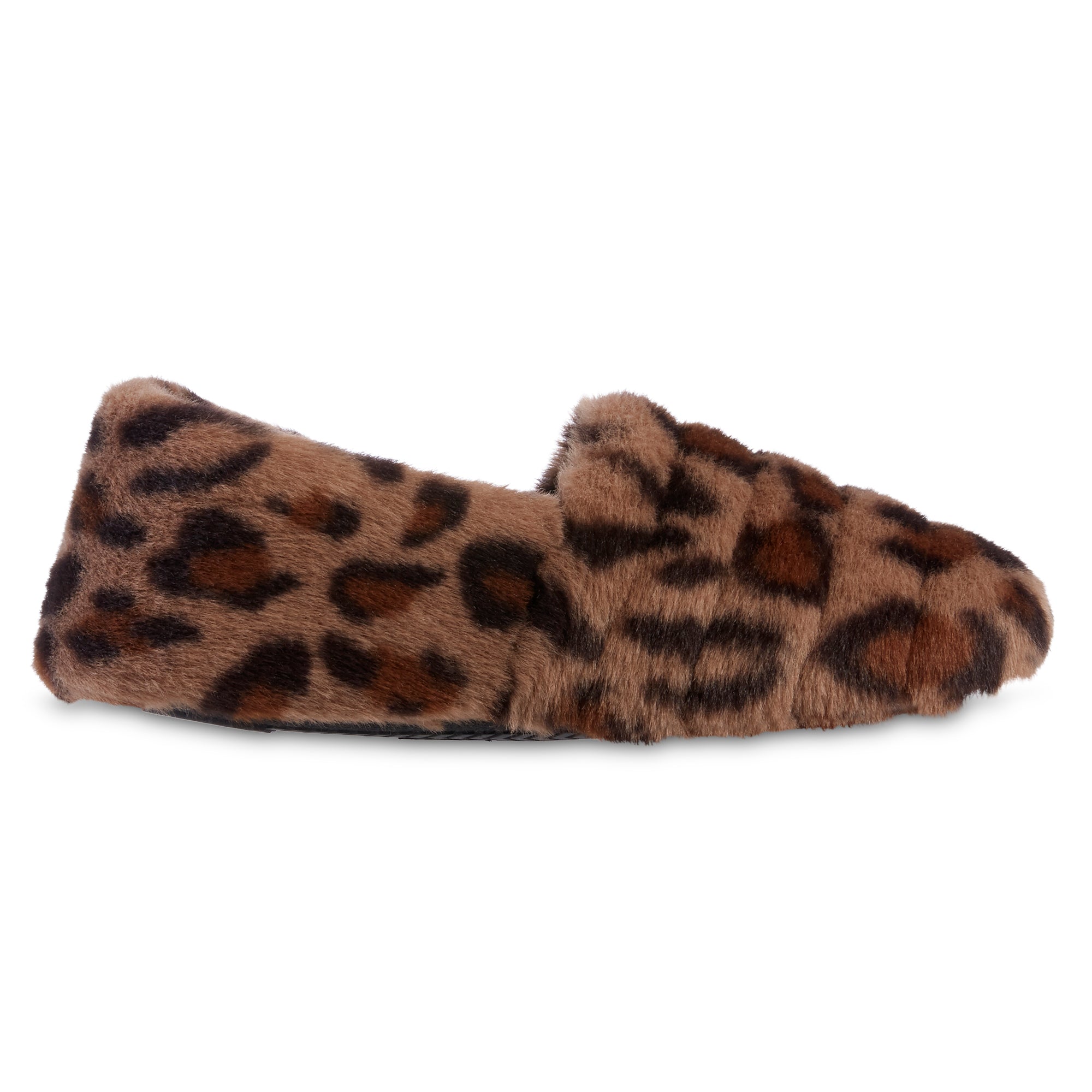 Furry cheetah online slippers