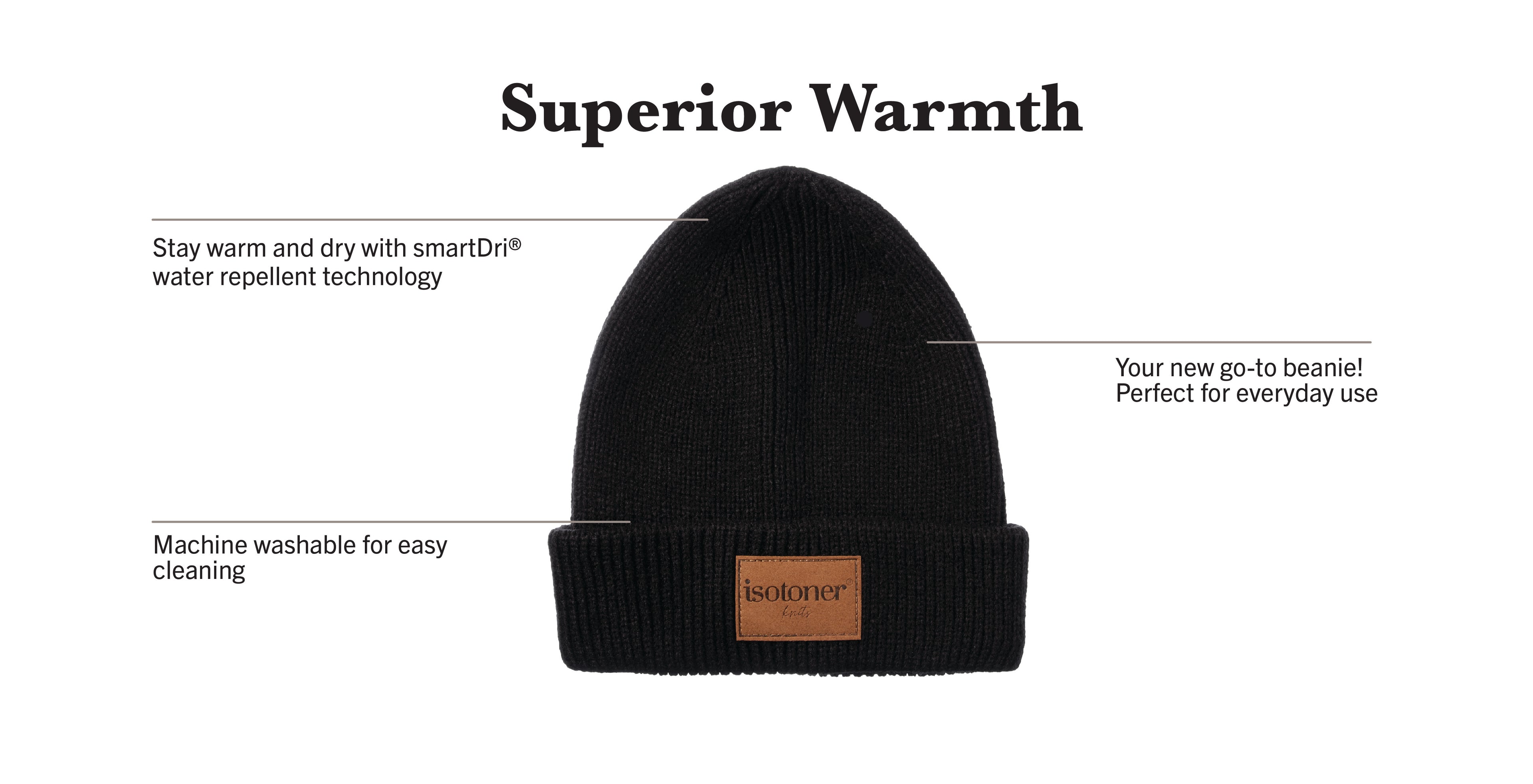 30633 Women’s Knit Water Repellent Beanie 