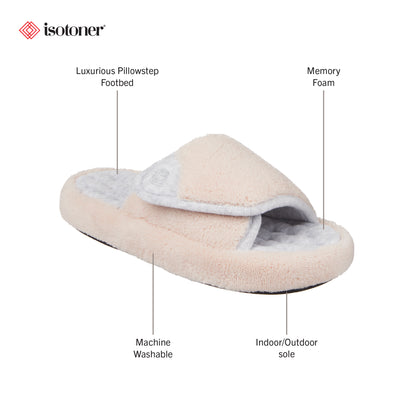 95012 Womens Micoterry Spa Slide with Memory Foam 