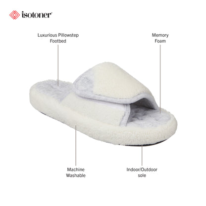 95012 Womens Micoterry Spa Slide with Memory Foam 