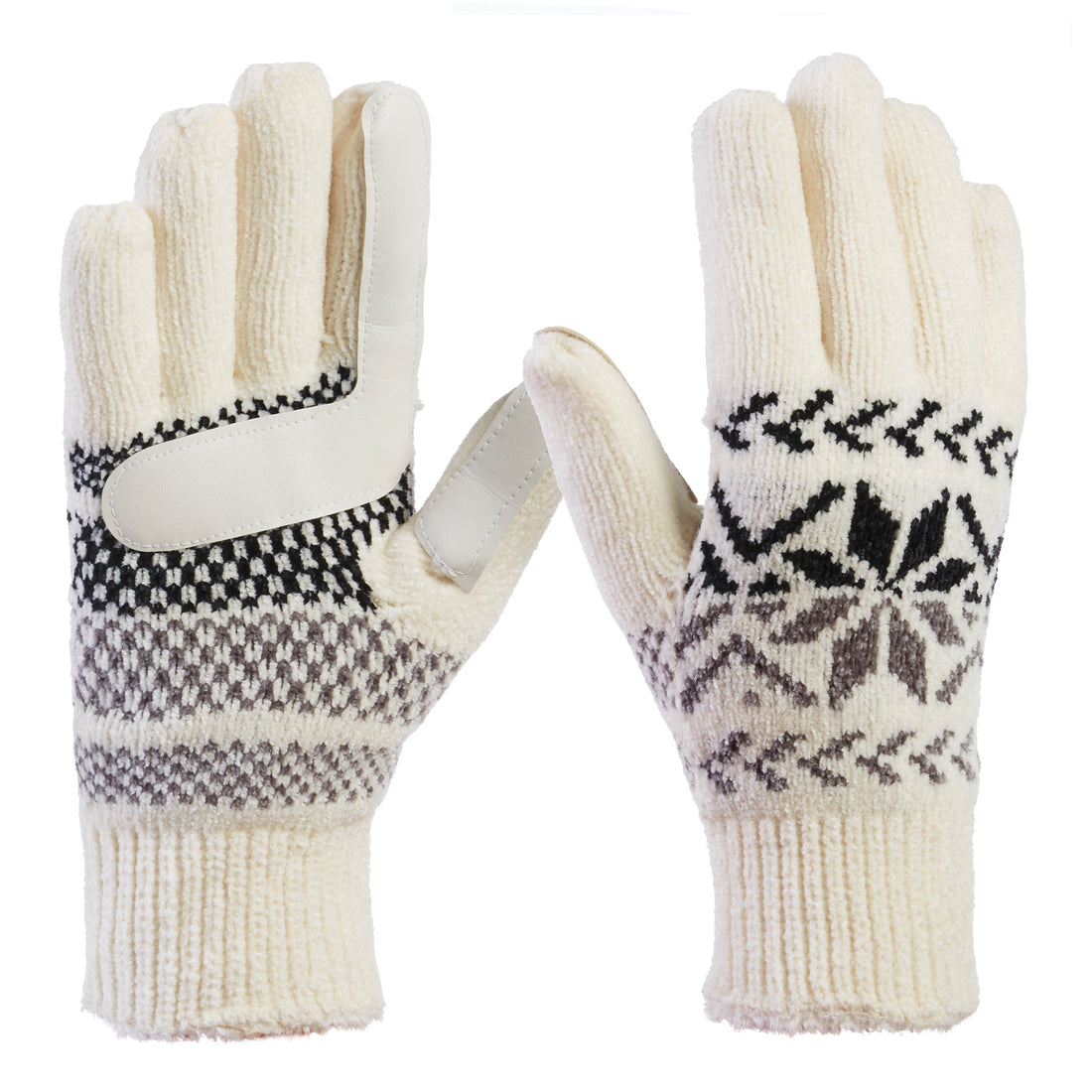 30636 Women’s Chenille Snowflake Gloves 