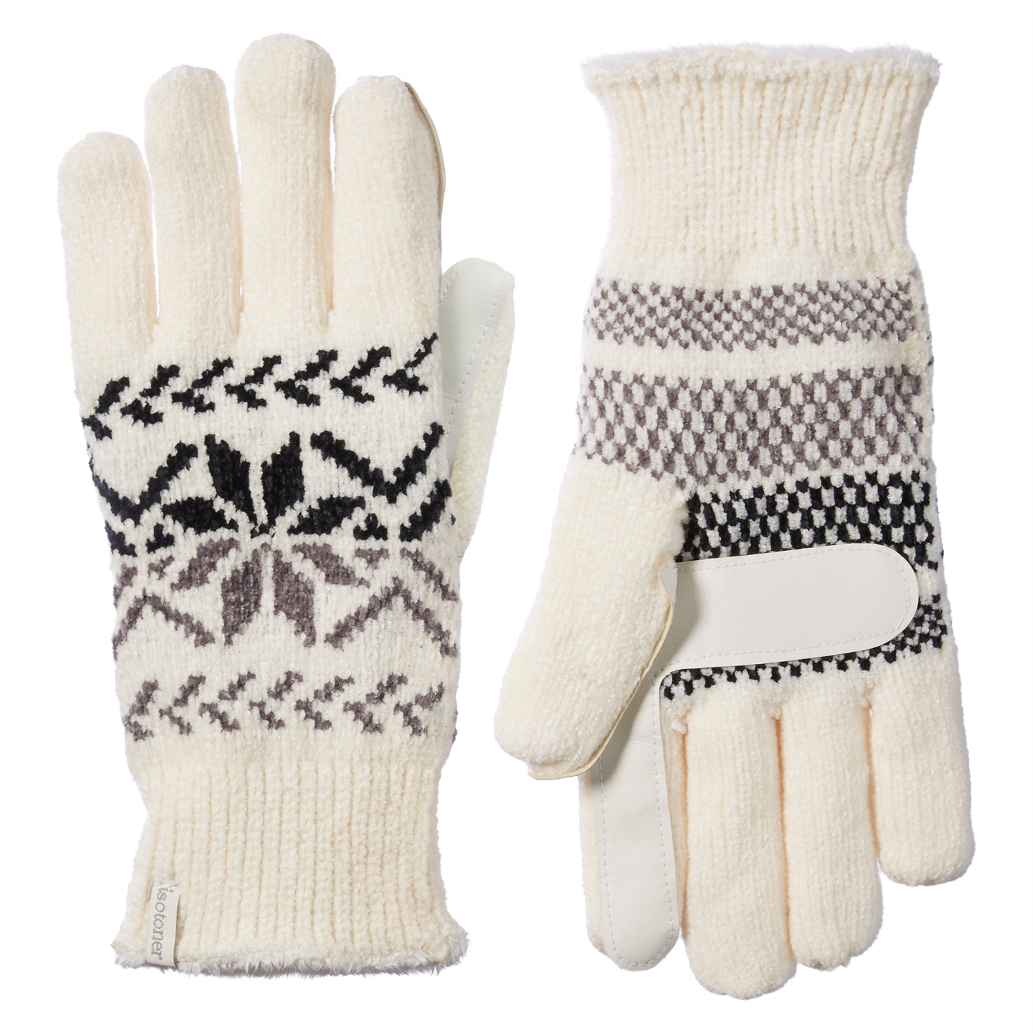 Women’s Chenille Snowflake Gloves