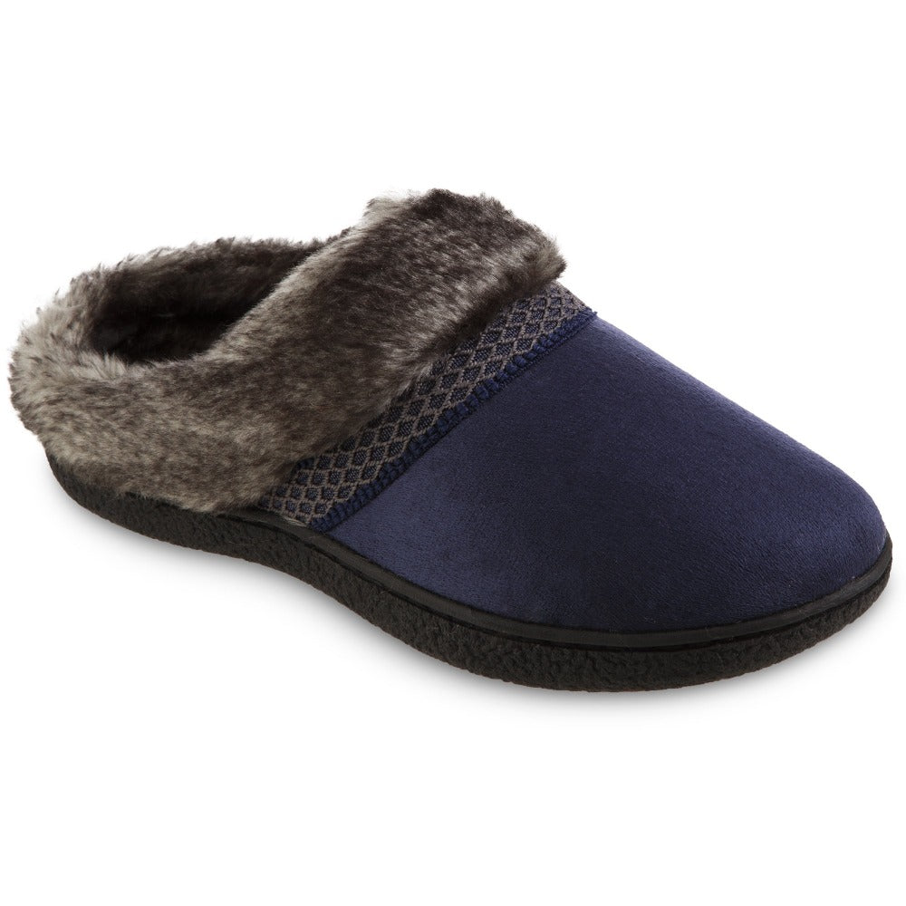 Women's isotoner mallory hoodback slippers made with recycled microsuede new arrivals