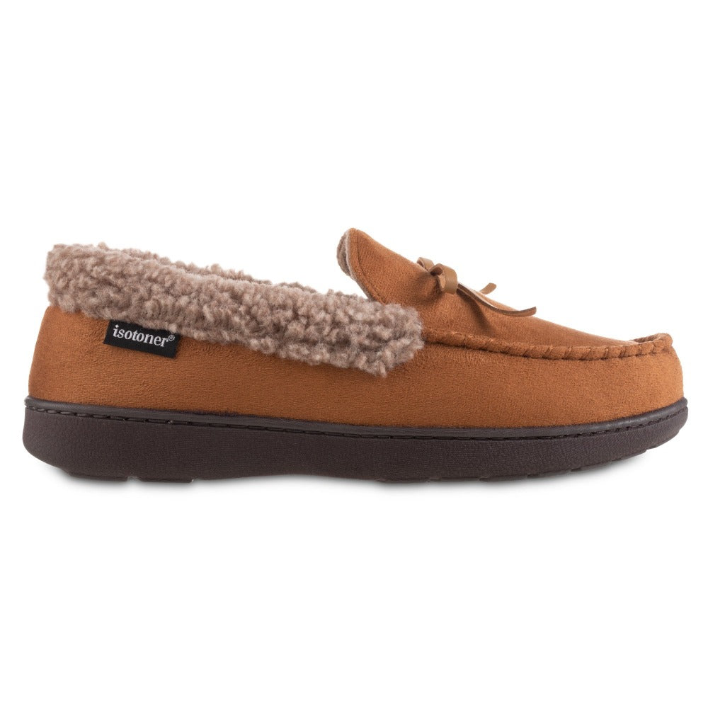 Moccasin discount type slippers