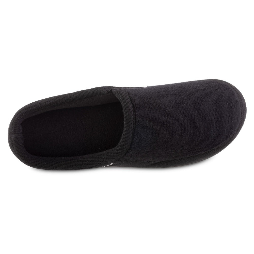 Isotoner mens waffle online mule slippers