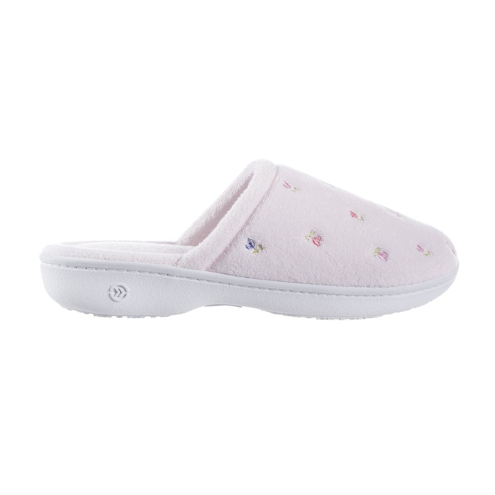 Womens isotoner terry deals slip on slippers