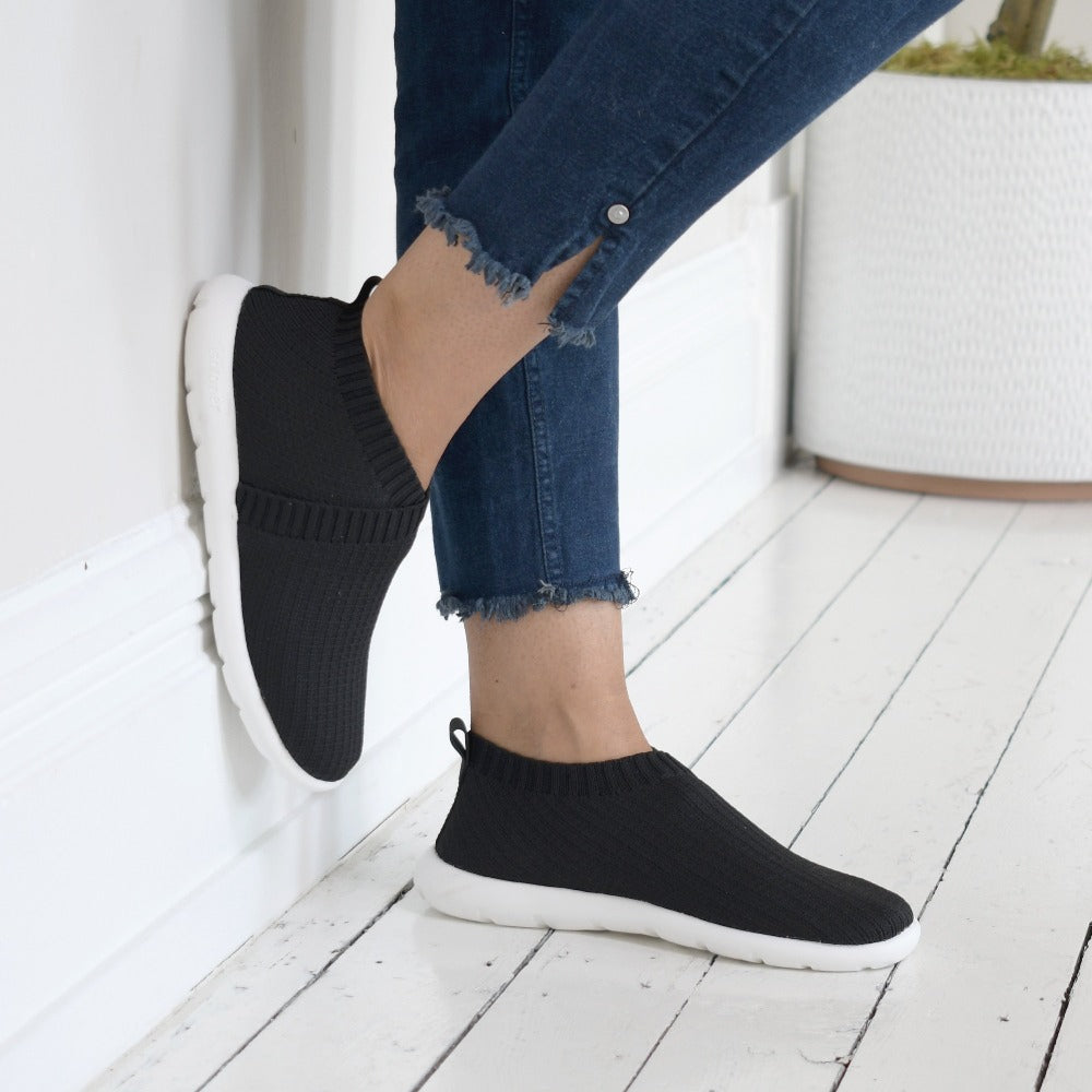 Stretch knit clearance booties