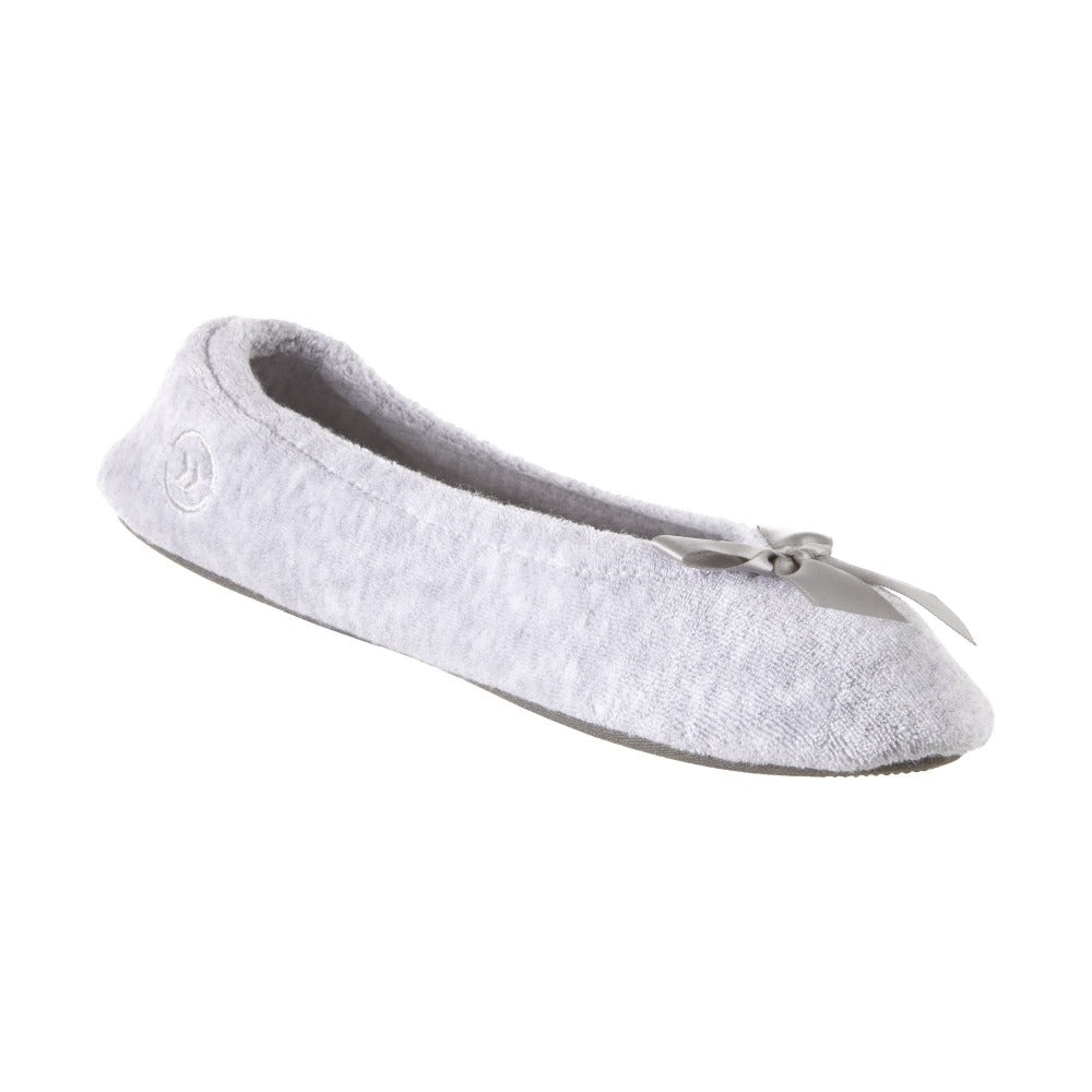 Isotoner ballerina slippers with rubber shops sole