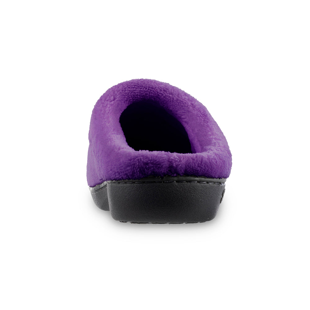 Isotoner jena microterry online hoodback slippers