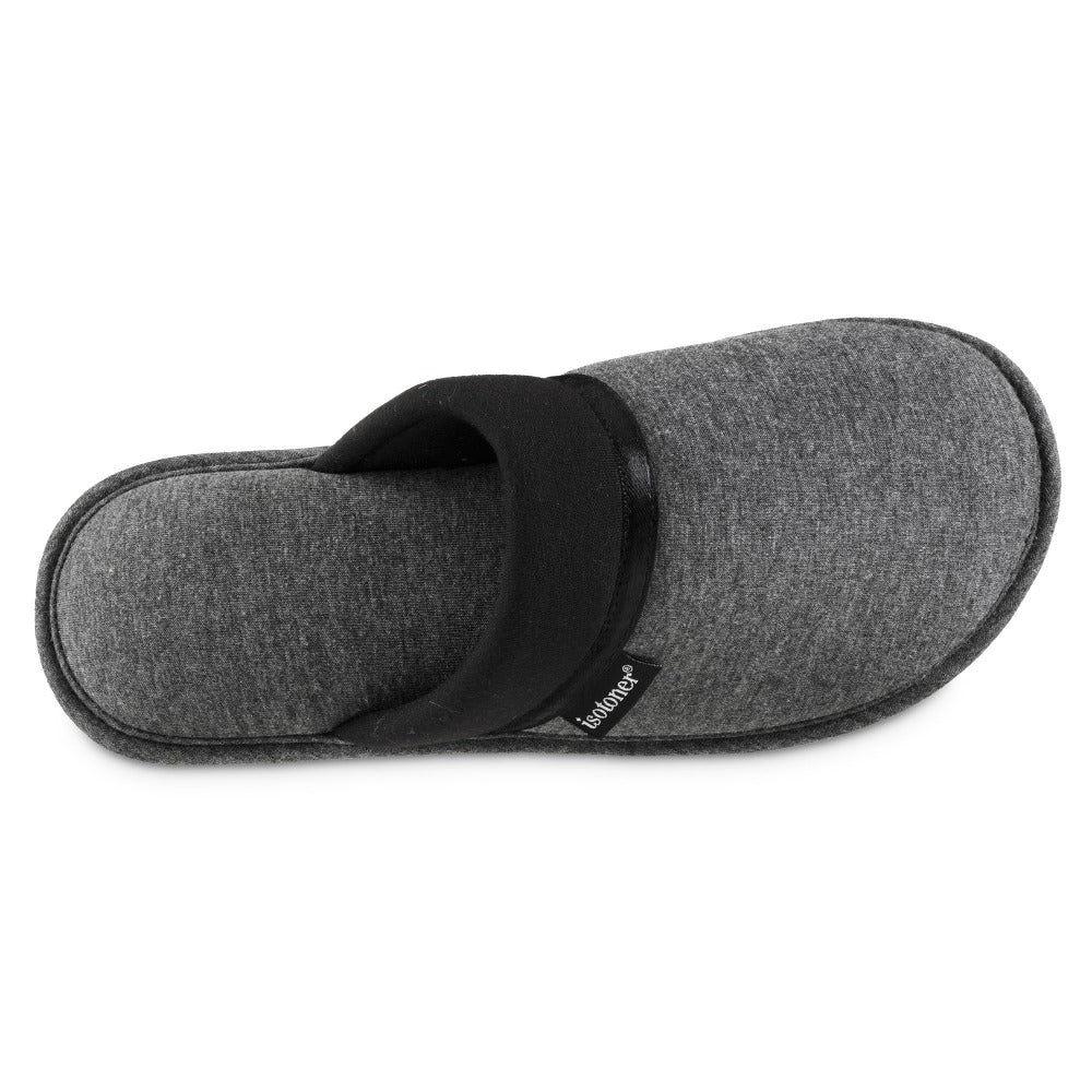 Isotoner quilted jersey slide deals slippers