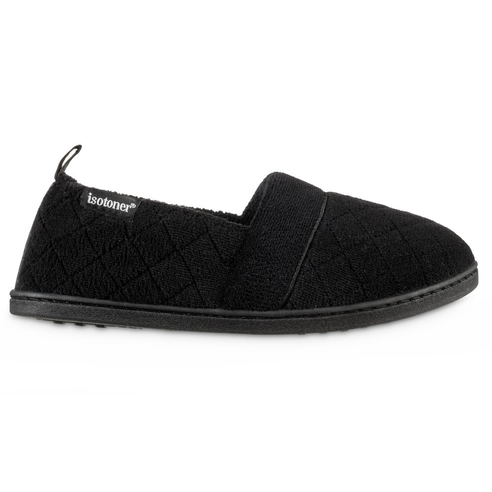 Isotoner closed best sale back slippers