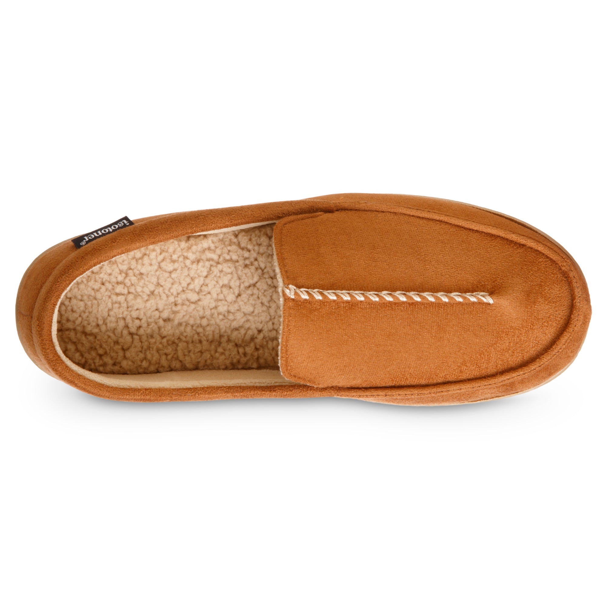 Isotoner men's moccasin discount slippers with memory foam