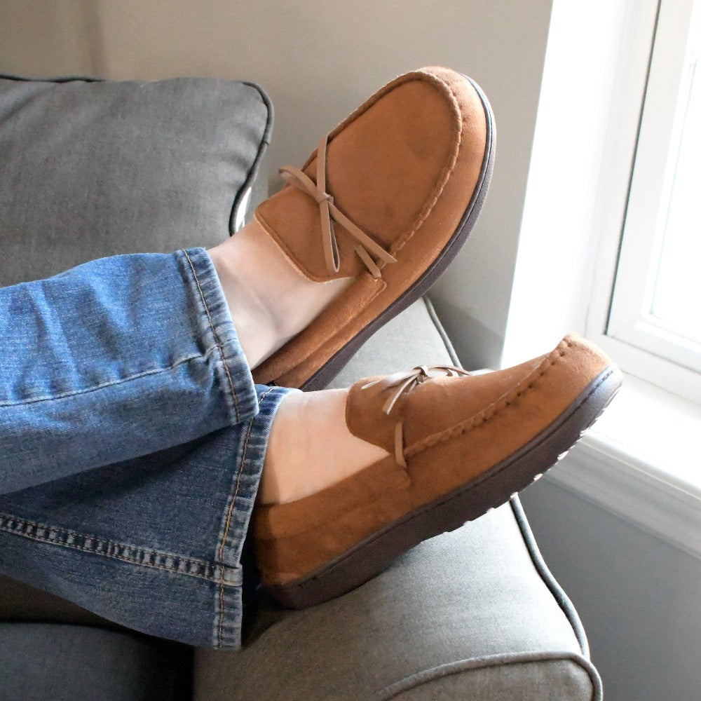 Men's Microsuede Nigel Moccasin Slippers