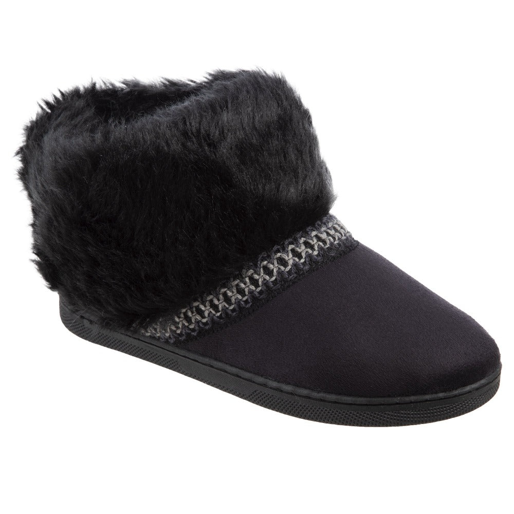 Men periode sorg Girl's Faux Fur Wendi Boot Slippers with 360® Surround Comfort™ –  Isotoner.com USA