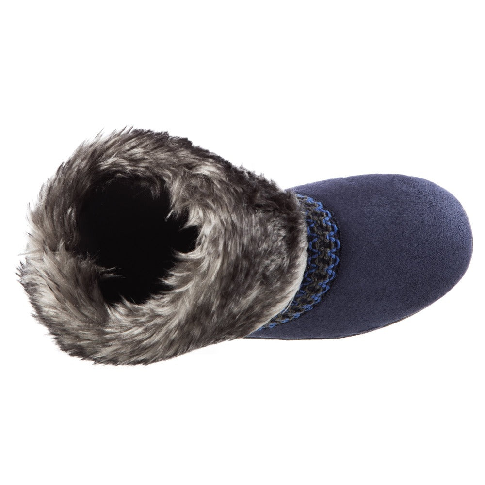 Girls store navy slippers